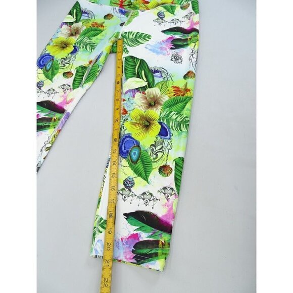 Lot of 2 Athleta Leggings Sz M Floral Workout Running Yoga Cropped Pocket‎ - Picture 5 of 8